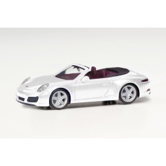 Herpa 038843-002 Porsche 911 Carrera Cabrio wit metallic 1:87 Herpa 038843-002 Porsche 911 Carrera Cabrio wit metallic 1:87