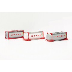 Herpa 076500-006 Container 3 x 20 ft. Hoyer 1:87