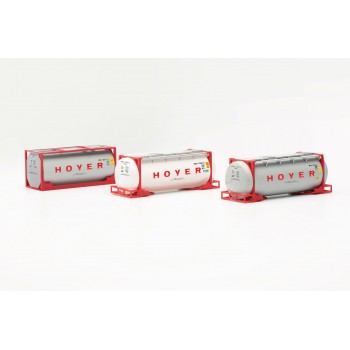 Herpa 076500-006 Container 3 x 20 ft. Hoyer 1:87