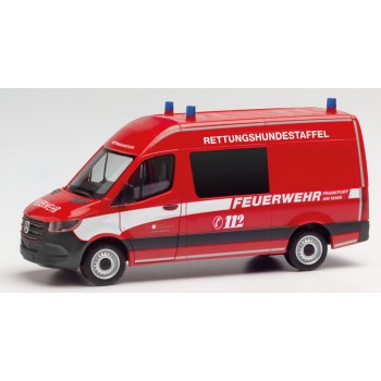Herpa 096881 Mercedes Benz Sprinter `18 Feuerwehr Frankfurt/hundestaffel 1:87