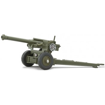 Solido 4800701 Howitzer Canon 105mm, green camo 1:48