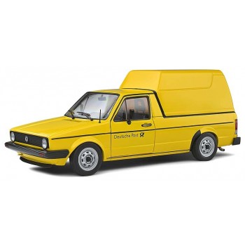 Solido 1803505 VW Caddy MK 1 German Post Yellow '82 1:18