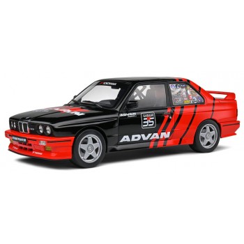 Solido 1801521 BMW M3 (E30) Drift team '90, zwart 1:18