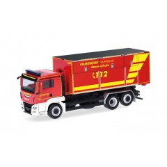 Herpa 098199 MAN TGX XL E6C Wechsellader Feuerwehr Wuppertal 1:87