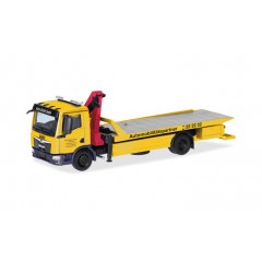 Herpa 318679 MAN TGM afsleep + kraan ADAC / Auto Groth 1:87