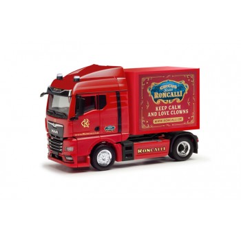 Herpa 318778 MAN TGX GX + container Roncalli 1:87 Herpa 318778 MAN TGX GX + container Roncalli 1:87