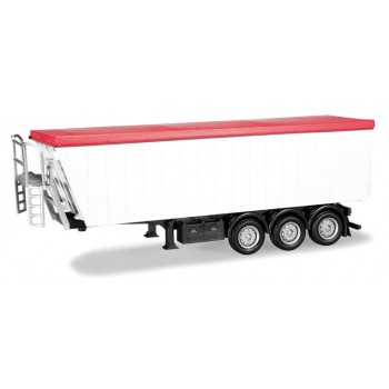 Herpa 076555003 Kempf Stoffelliner wit zwart chasis rood zeil 1:87 Herpa 076555003 Kempf Stoffelliner wit zwart chasis rood zeil 1:87