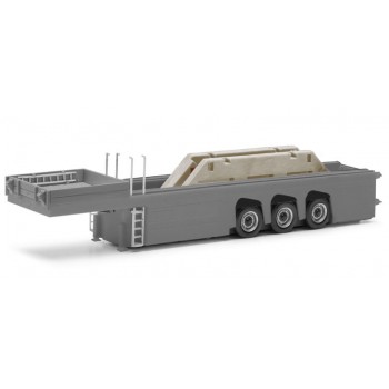 Herpa 076418003 Betondelenoplegger + lading  (4 dakgevel delen) 1:87