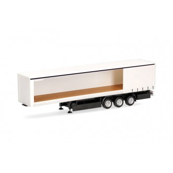 Herpa 075954002 Gordijntrailer 3a. deels geopend 1:87 Herpa 075954002 Gordijntrailer 3a. deels geopend 1:87