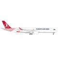Herpa 537230 Airbus A350900 Turkish Airlines 400th Aircraft Tek Yürek 1:500