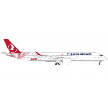 Herpa 537230 Airbus A350900 Turkish Airlines 400th Aircraft Tek Yürek 1:500