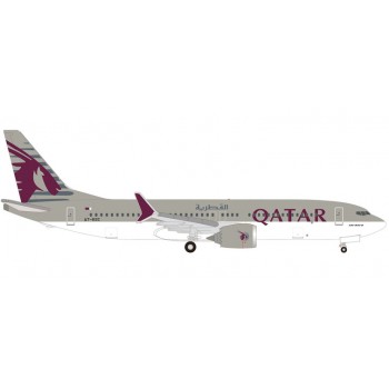 Herpa 537384 Boeing 737 Max 8 Qatar Airways A7BSC 1:500
