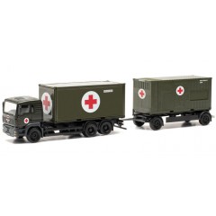 Herpa 747042 MAN TGA L C.Hz. (715m) 3a/2a Bundeswehr/SAN 1:87