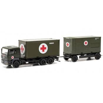 Herpa 747042 MAN TGA L C.Hz. (715m) 3a/2a Bundeswehr/SAN 1:87 Herpa 747042 MAN TGA L C.Hz. (715m) 3a/2a Bundeswehr/SAN 1:87