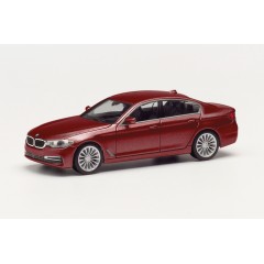 Herpa 430692-005 BMW 5 Limo rood metallic 1:87