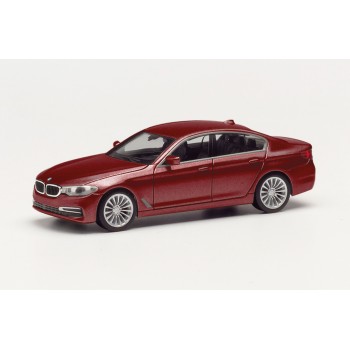 Herpa 430692-005 BMW 5 Limo rood metallic 1:87