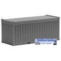 Herpa 20ft. Open top Container (silbergrau)