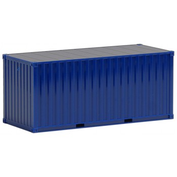 Herpa 20ft. Container gerippt (blau)