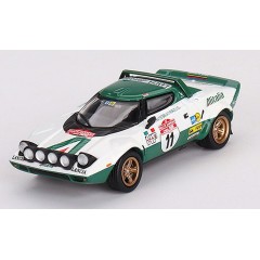 Mini GT 00628 Lancia Stratos HF rally Sanremo #11 winner '75 1:64
