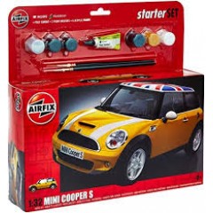 Airfix 55310 Large starter set Mini Cooper S 1:32