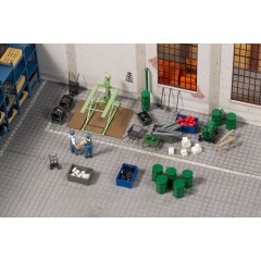Auhagen 41682 Garage / werkplaats accessoires H0/1:87