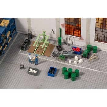 Auhagen 41682 Garage / werkplaats accessoires H0/1:87
