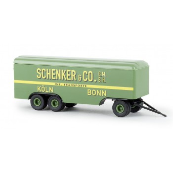 Brekina 55298 Kasten Aanhanger Schenker Koln