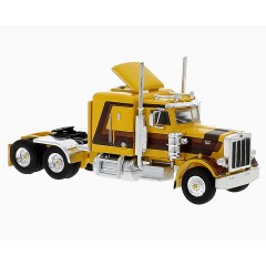 Brekina 85703 Peterbilt 359 gelb/braun 1:87