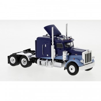 Brekina 85705 Peterbilt 359 dunkelblau/hellblau 1:87