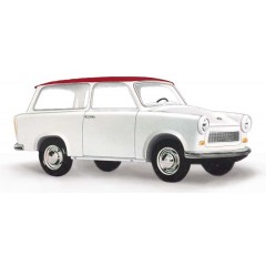 Busch 53209 Trabant P601 Universal Kombi wit met rood dak