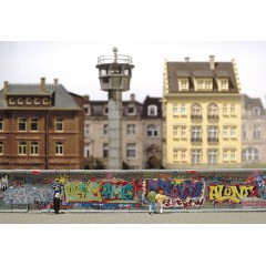 Busch 1016 Betonnen muur H0/TT (zonder graffiti)