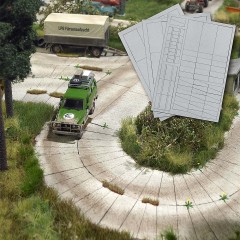 Busch 1106 Betonplatten-Straße H0