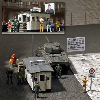 Busch 1490 Checkpoint Charlie H0