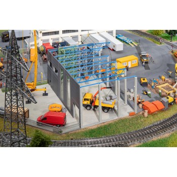 Faller 130892 Industriehal In Aanbouw Systeembouw H0