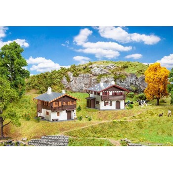 Faller 190162 Actieset Alpenhuizen