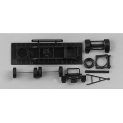 Herpa 081061 Hängerfahrgestell für Festaufbau 2-achs (7,45m) 2 Stück