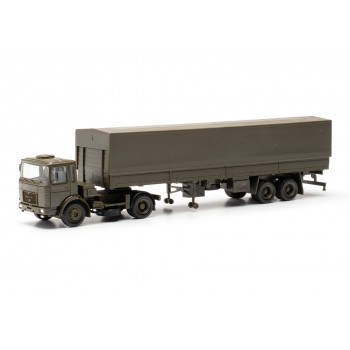 Herpa 747080 MAN F8 Pl.Sz. legervoertuig groen 1:87 Herpa 747080 MAN F8 Pl.Sz. legervoertuig groen 1:87