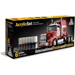 Italeri 0435AP Acrylverf setje INTERN.TRUCKS and TRAILERS
