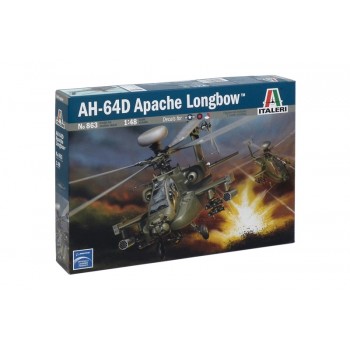 Italeri 0863 AH-64 D Apache Longbow 1:48