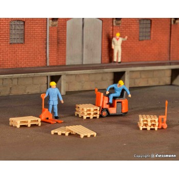 Kibri 38147 Pompwagens en pallets