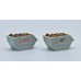 Loewe 2381 Afvalcontainer + puin 1x Spelt & 1x Bakkiehuren (NL) 1:87