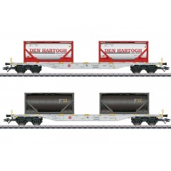 Marklin 47137 Container-Tragwagen-Set Sgns "Den Hartogh"