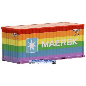 Herpa 20ft container "Maersk Rainbow" 