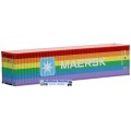 Herpa 40 ft. HighCube container "Maersk Rainbow" 