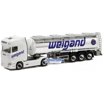 Herpa Exclusief Scana CS 20 HD vvsp. Chrom Chemietank Aufl. Weigand Spedition "50 Jahre" 1:87 Herpa Exclusief Scana CS 20 HD vvsp. Chrom Chemietank Aufl. Weigand Spedition "50 Jahre" 1:87