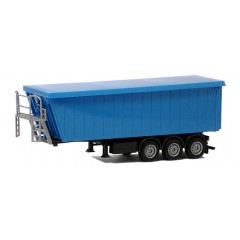 Herpa Kempf KippAufl. 3achs (himmelblau, Chassis schwarz Felgen Breitreifen silber) 1:87