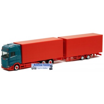 Herpa Scania CS HD jumbo Tandem combi 1:87 Herpa Scania CS HD jumbo Tandem combi 1:87