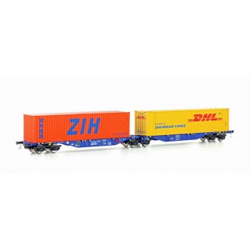 Mehano 90663 Containerwagen Sggmrss 90' CBR "ZIH/DHL"