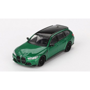 Mini GT 00764 BMW M3 Touring (G81) comp. Isle of man '22, groen metallic 1:64