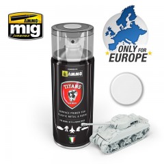 MIG Titans Hobby mat lichtgrijs Primer 400ml spuitbus